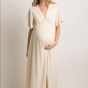 Pink Blush Maternity Maxi Dress